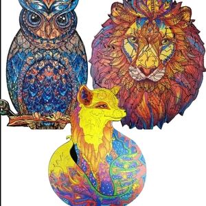 Wooden Puzzle 3-pack